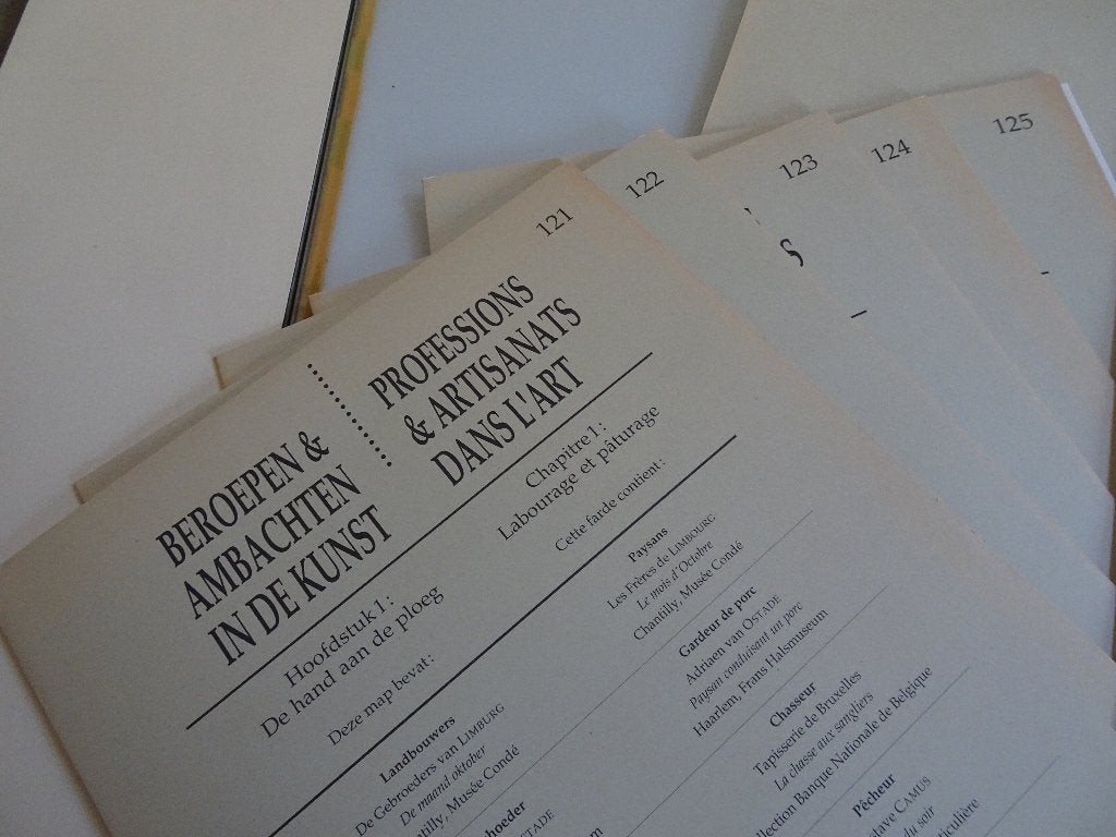 Soubry prenten - Beroepen & ambachten in de kunst 121-126, Ophalen, Nieuw, Overige onderwerpen, Prent