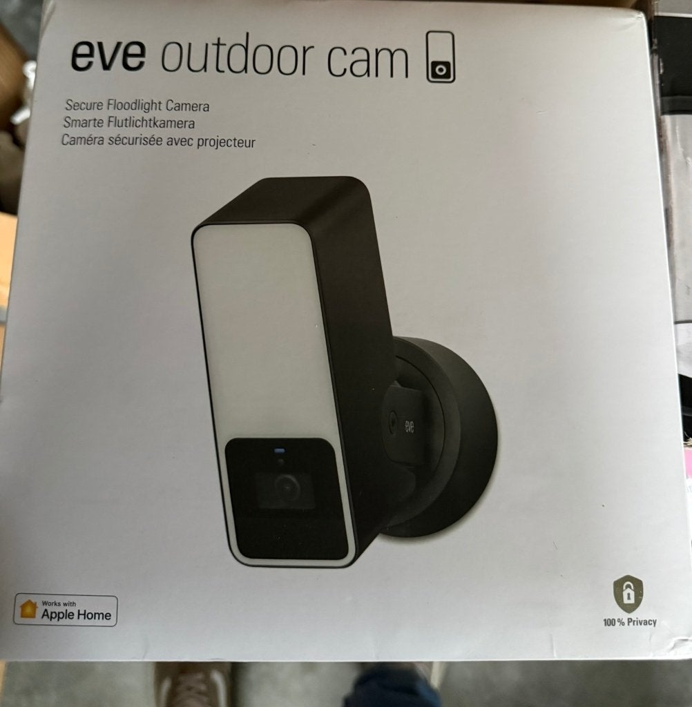 Eve Outdoor Cam Smart Floodlights (nieuw), TV, Hi-fi & Vidéo, Caméras de surveillance, Enlèvement ou Envoi, Neuf, Caméra extérieure