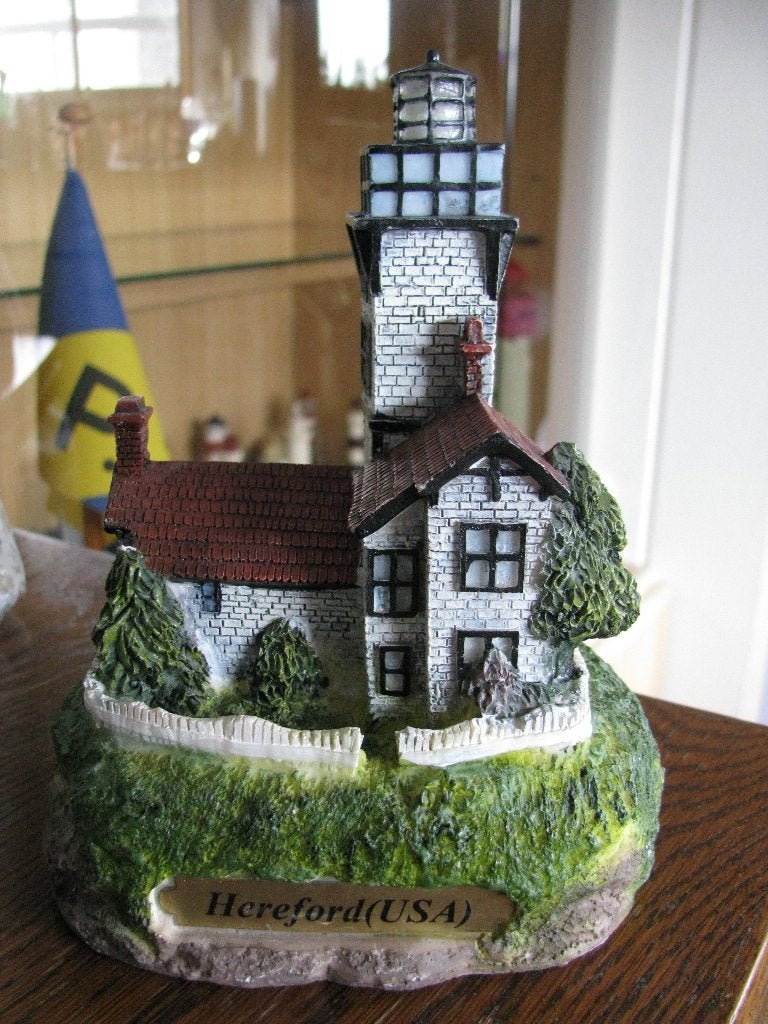 vuurtoren beeldje USA - Hereford lecturama, Ophalen of Verzenden, Zo goed als nieuw, Schaalmodel