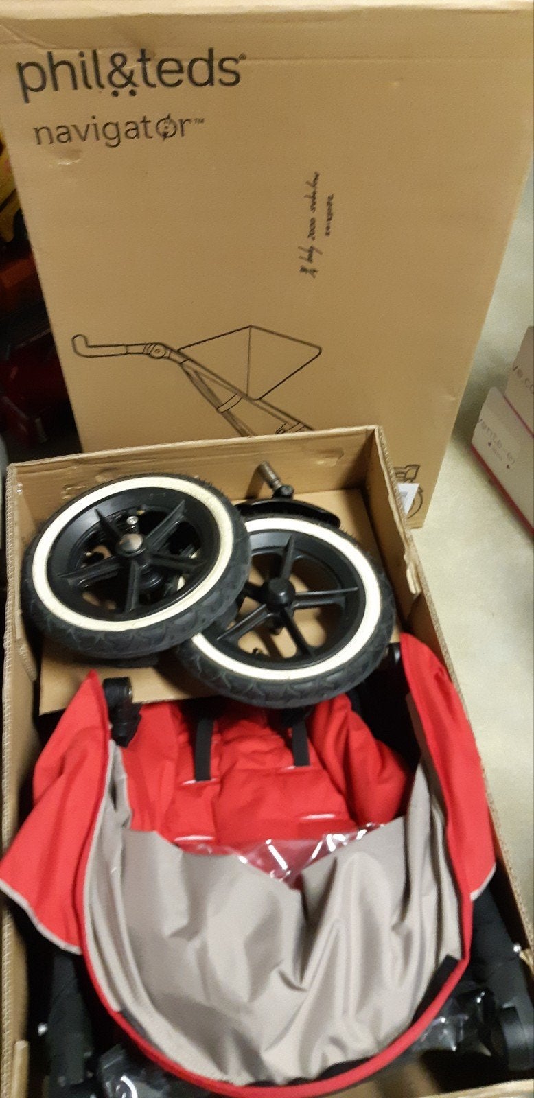 phil en teds buggy met accesoires, Kinderen en Baby's, Luchtbanden, Nieuw, Ophalen, Kinderwagen