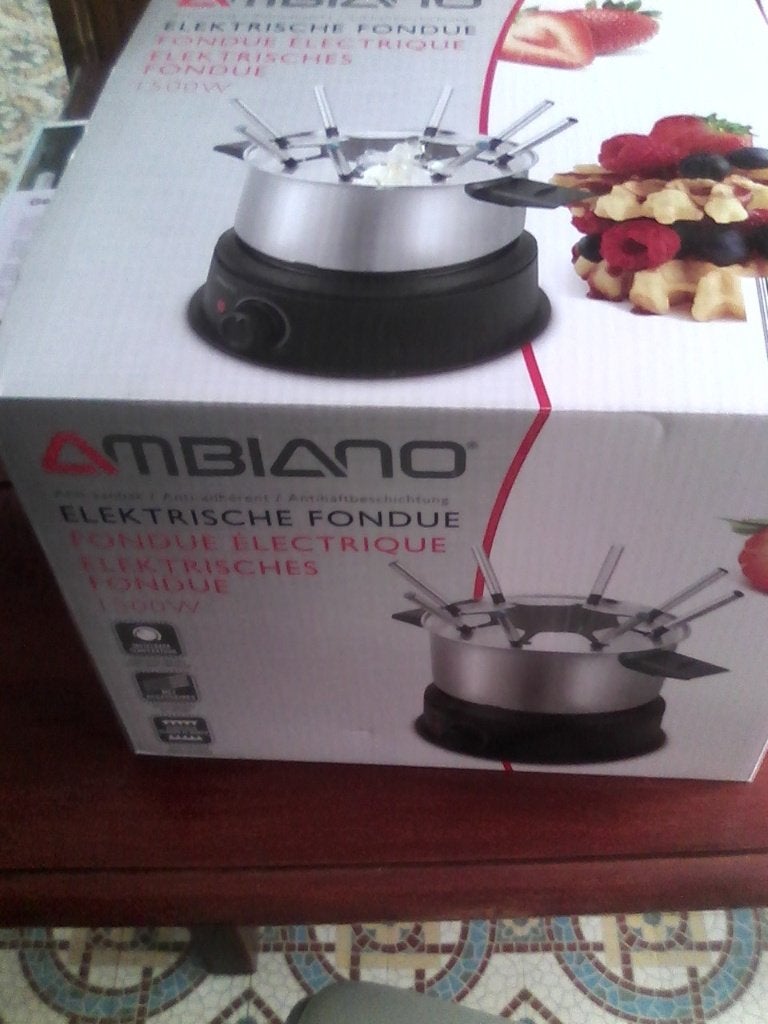 Fondueset elektrisch, Elektronische apparatuur, Ophalen, Nieuw, Elektrisch, Fondueset