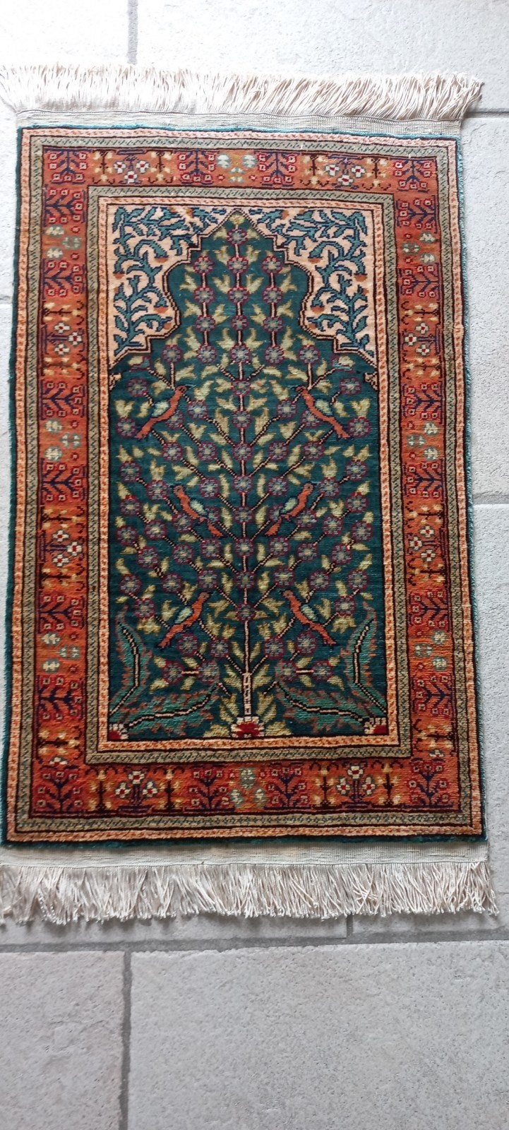 Mooi tapijtje voor aan de muur. ( oud ), Ophalen of Verzenden