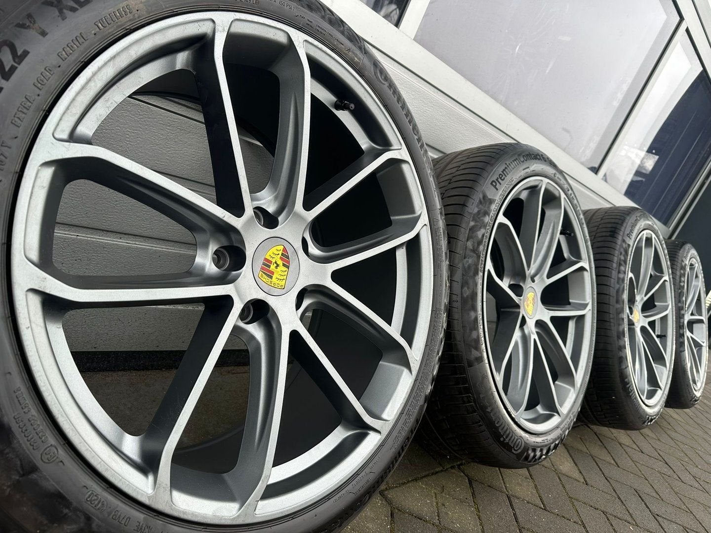 22 “ Porsche Cayenne S E3 9Y E-Hybrid Turbo GTS Coupe velgen, Auto-onderdelen, -, 285 mm, -, Banden en Velgen