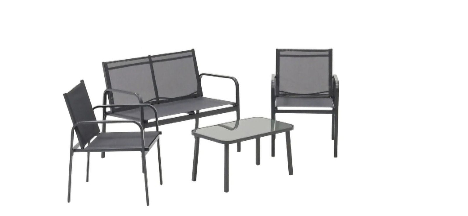 Ensemble de salon Passo anthracite, Tuin en Terras, Ophalen