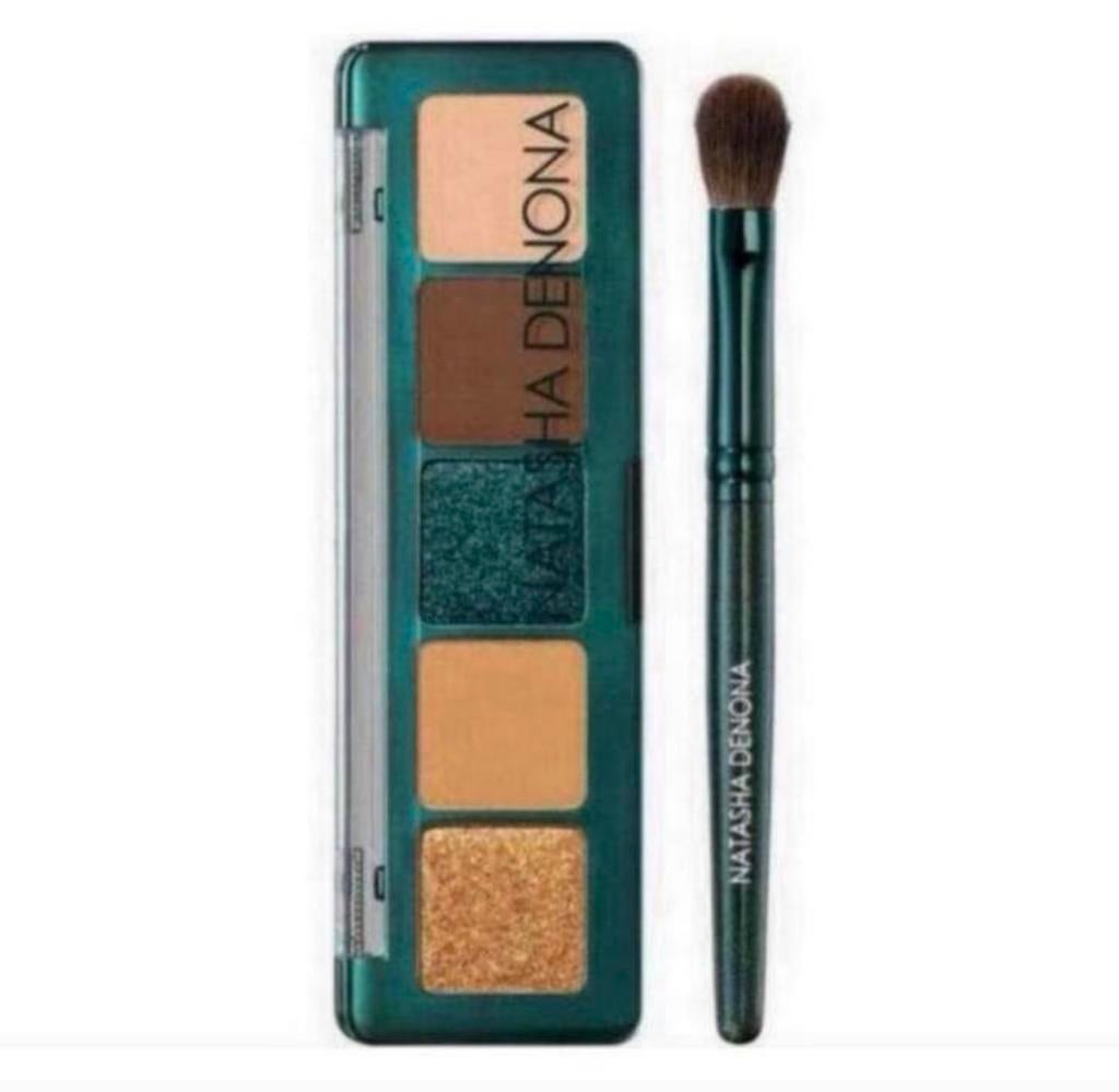 Natasha Denona Holiday Mini make-up oogschaduw set + borstel, Ophalen of Verzenden, Nieuw, Ogen, Make-up