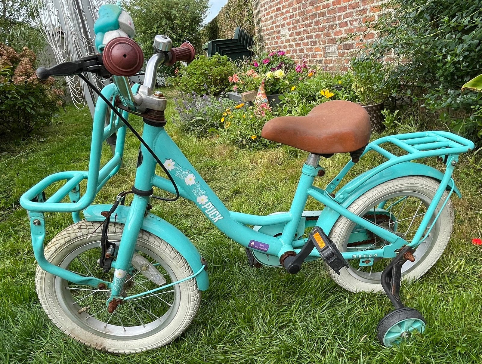 Kindeefiets, Fietsen en Brommers, Ophalen, Terugtraprem, Zijwieltjes, Gebruikt