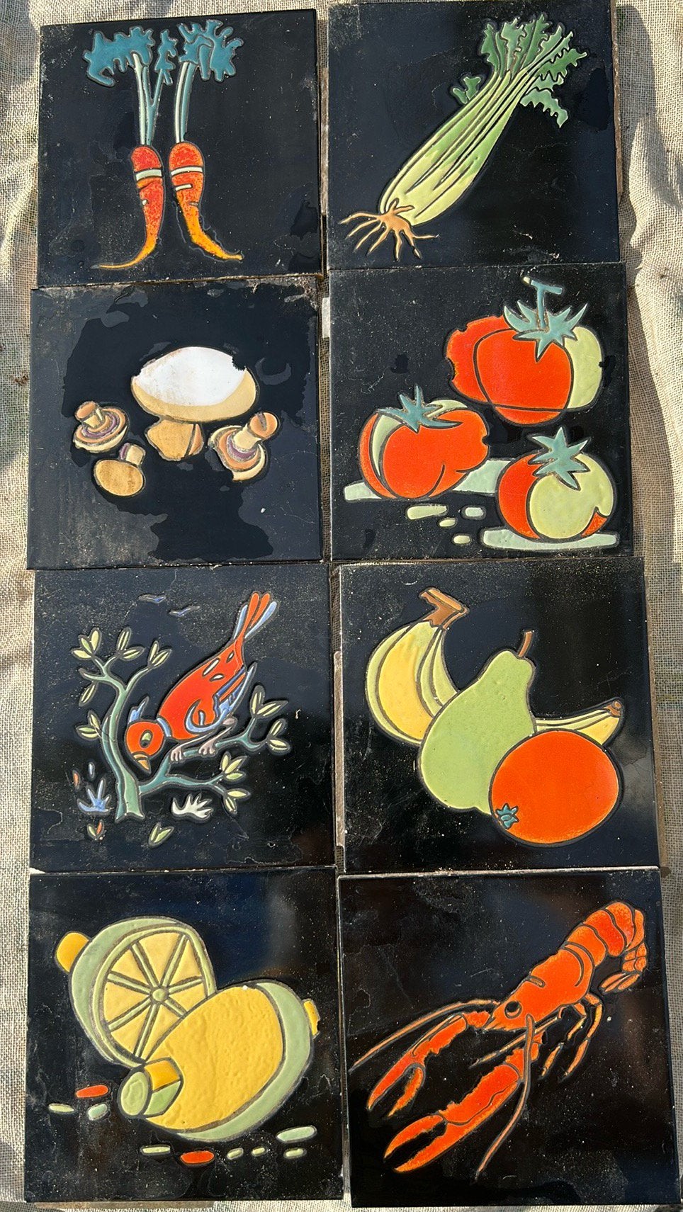 8 siertegels, Ophalen of Verzenden