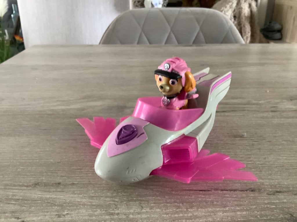 Paw Patrol Mighty pups super paws Skye jet, Ophalen of Verzenden, Gebruikt