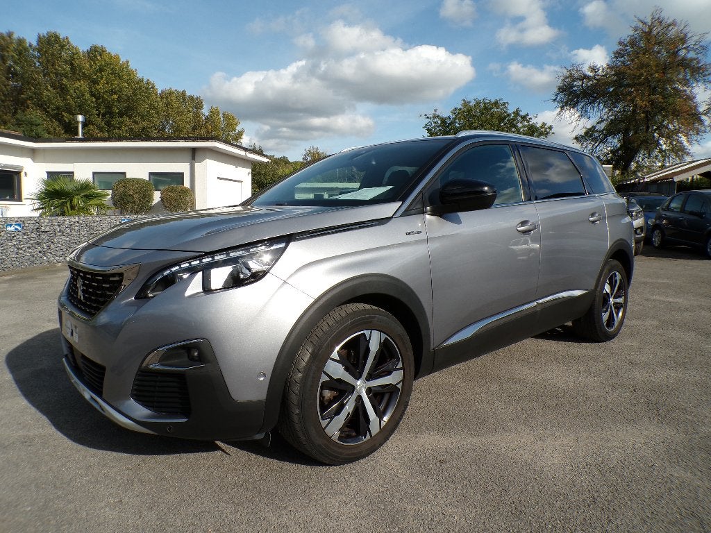Peugeot 5008 1.2i GT-Line/GPS/Caméra/Garantie/101 000 km, Autos, Argent ou Gris, Achat, Euro 6, Entreprise
