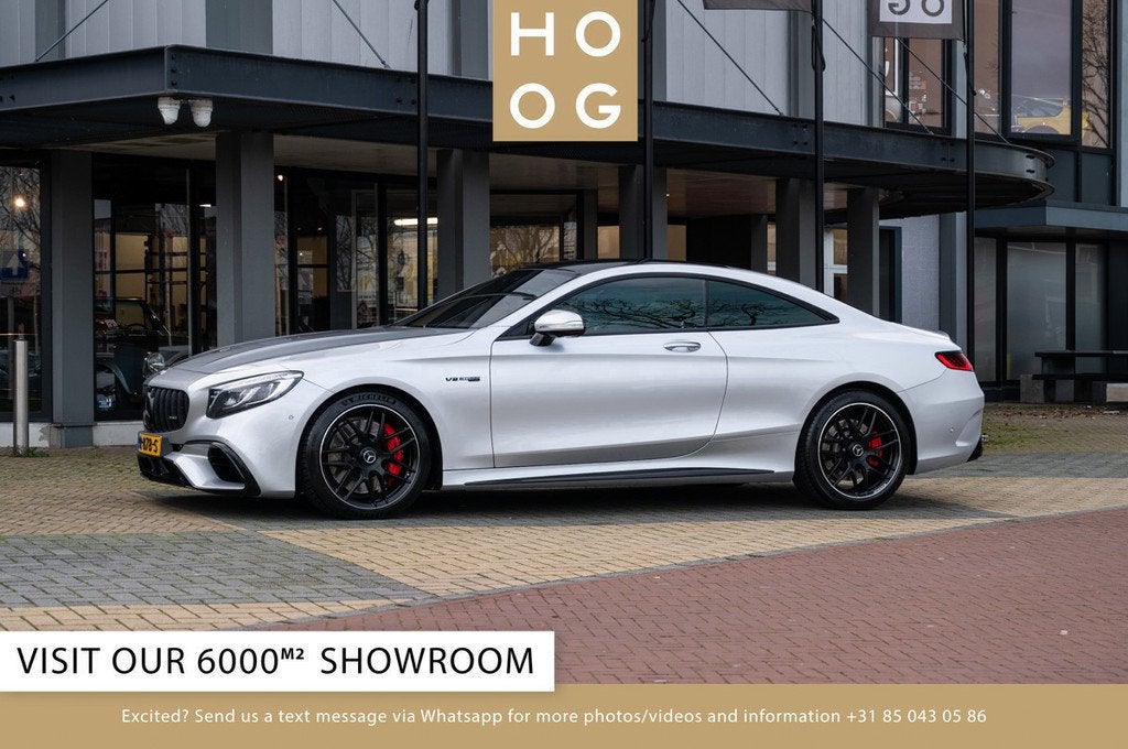 Mercedes-Benz S-Klasse S 63 AMG Coupé 4Matic+ (bj 2018), Auto's, 4 zetels, Gebruikt, 211 g/km, Leder