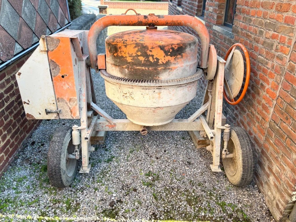 Bétonnière tractable IMER BSL 400 - Moteur Honda - 361L, Bricolage & Construction, Enlèvement, Utilisé