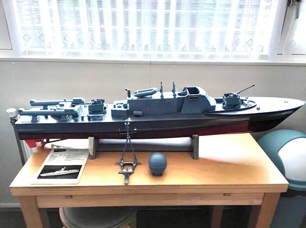 Graupner Wiesel Schnellboot model., Ophalen, Zo goed als nieuw