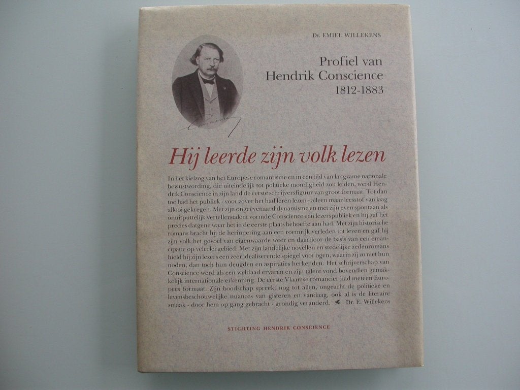 Profiel van Hendrik Conscience 1812-1883 genummerde uitgave, Gelezen, Kunst en Cultuur, Emiel Willekens, Ophalen of Verzenden