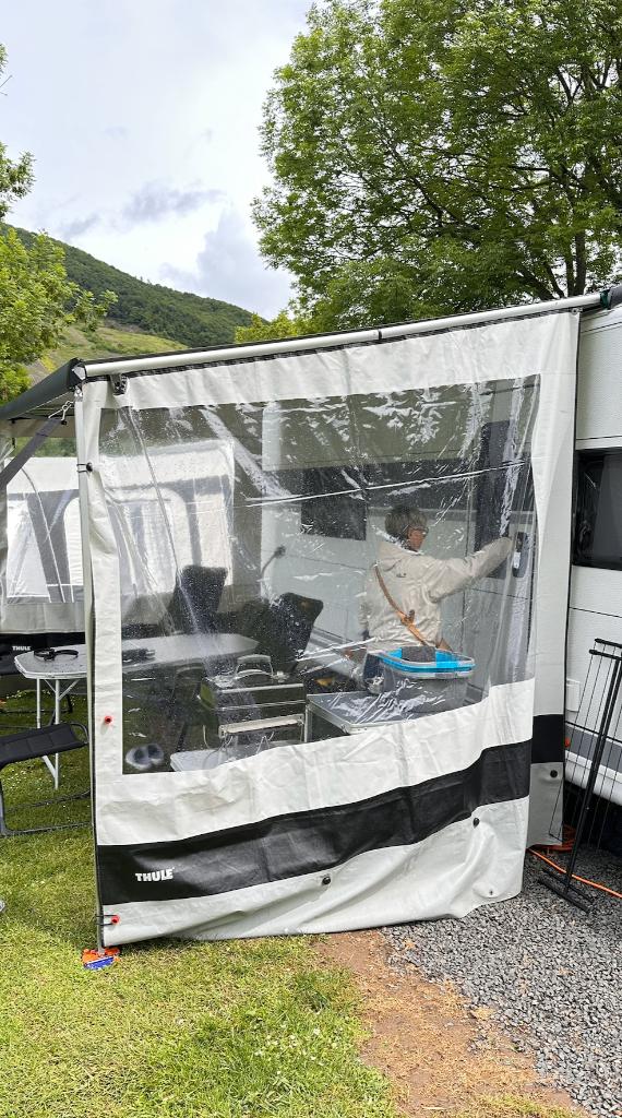 thule rainblocker zijwand, Caravans en Kamperen, Ophalen of Verzenden, Gebruikt