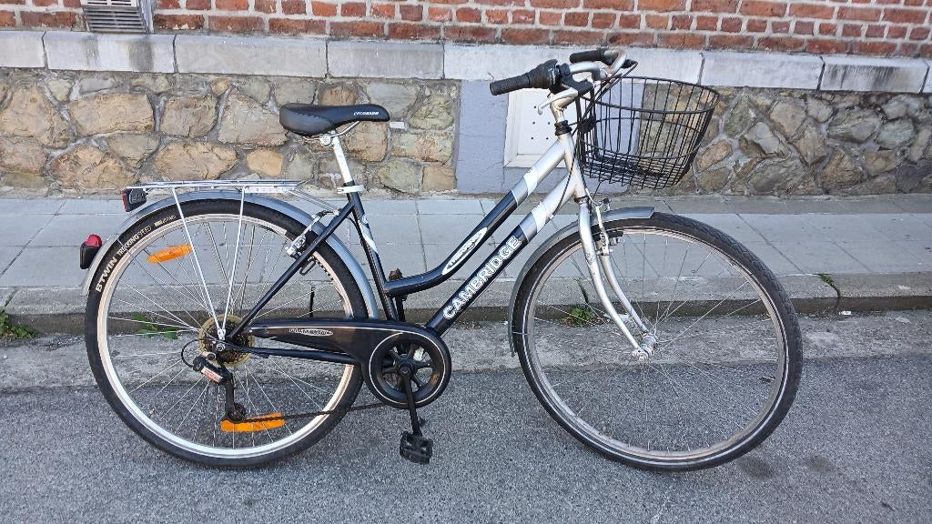 Damesfiets met mand, 28p 7 vit ok om cash  bespreken, liège, Gebruikt, Versnellingen, Minder dan 47 cm, Ophalen
