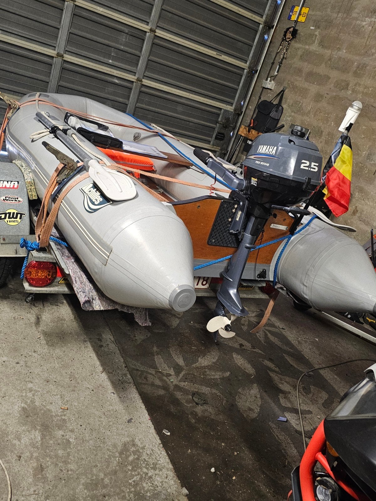 Rubberboot set 250 + yamaha 4takt motor, Enlèvement, Moteur hors-bord, Pompe, Yamaha