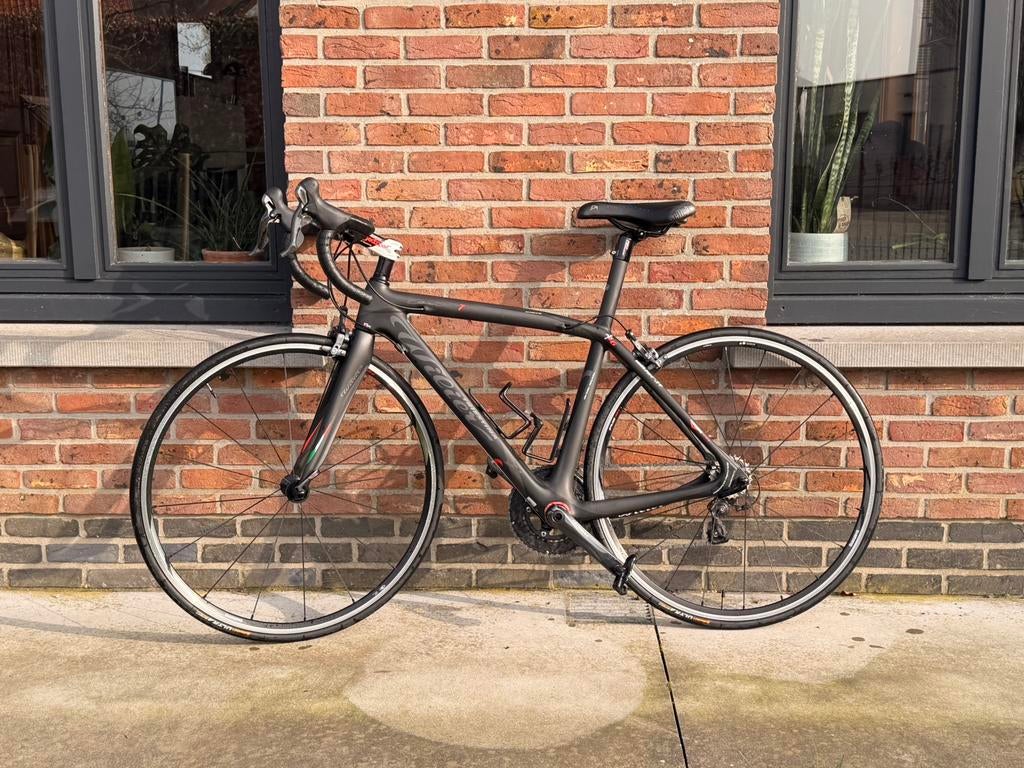 Wilier koersfiets XS (met dames zadel) carbon mat zwart, Fietsen en Brommers, Gebruikt, 15 tot 20 versnellingen, 53 tot 57 cm