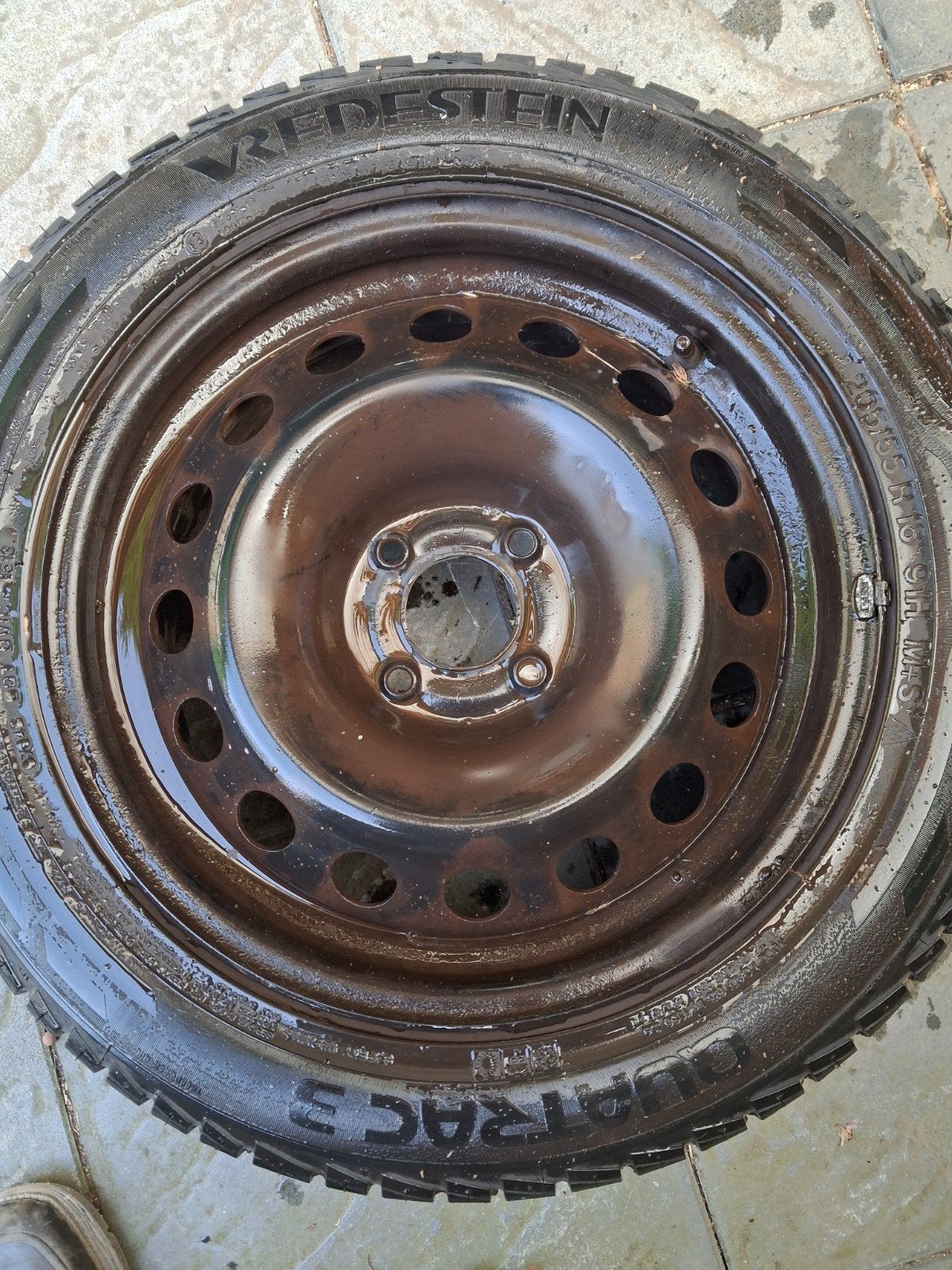 Autowiel citroen, Ophalen