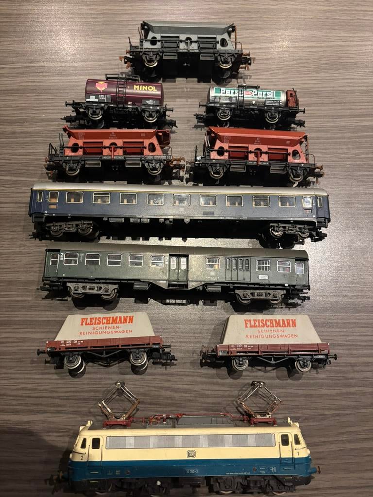 Lot Fleischmann modeltreinen, Hobby en Vrije tijd, Ophalen, Zo goed als nieuw, Fleischmann