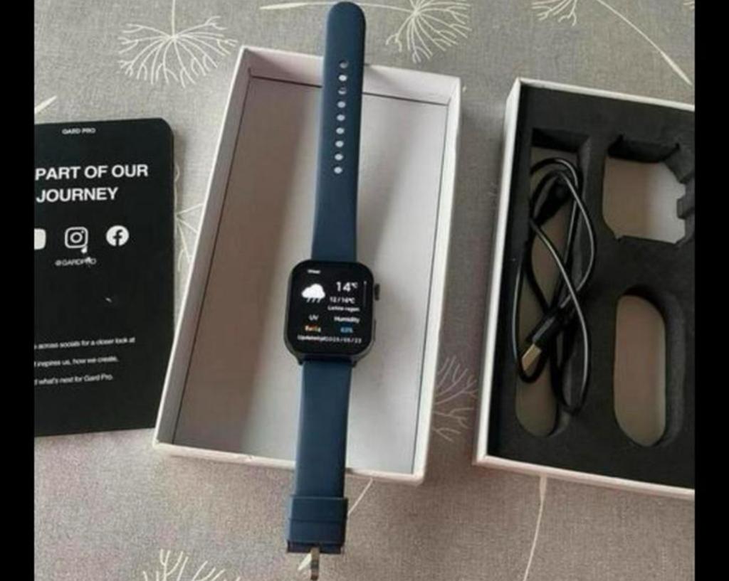 Gard pro health smartwatch 3, Ophalen, Blauw, Conditie, Zo goed als nieuw