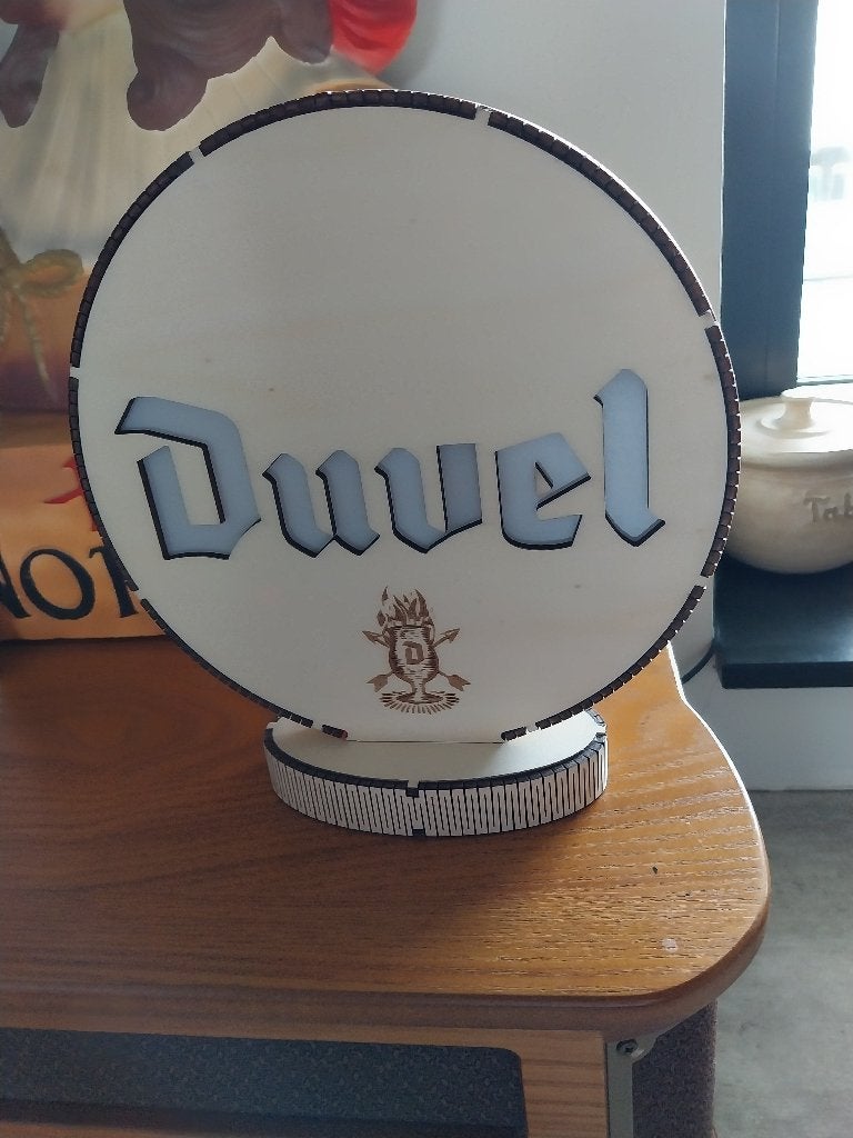 DUVEL  LICHTREKLAMEV 3 STANDEN, Verzenden