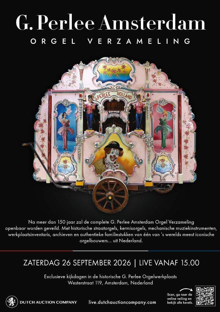 150 jaar Nederlandse orgelgeschiedenis onder de hamer! 26-9, Ophalen