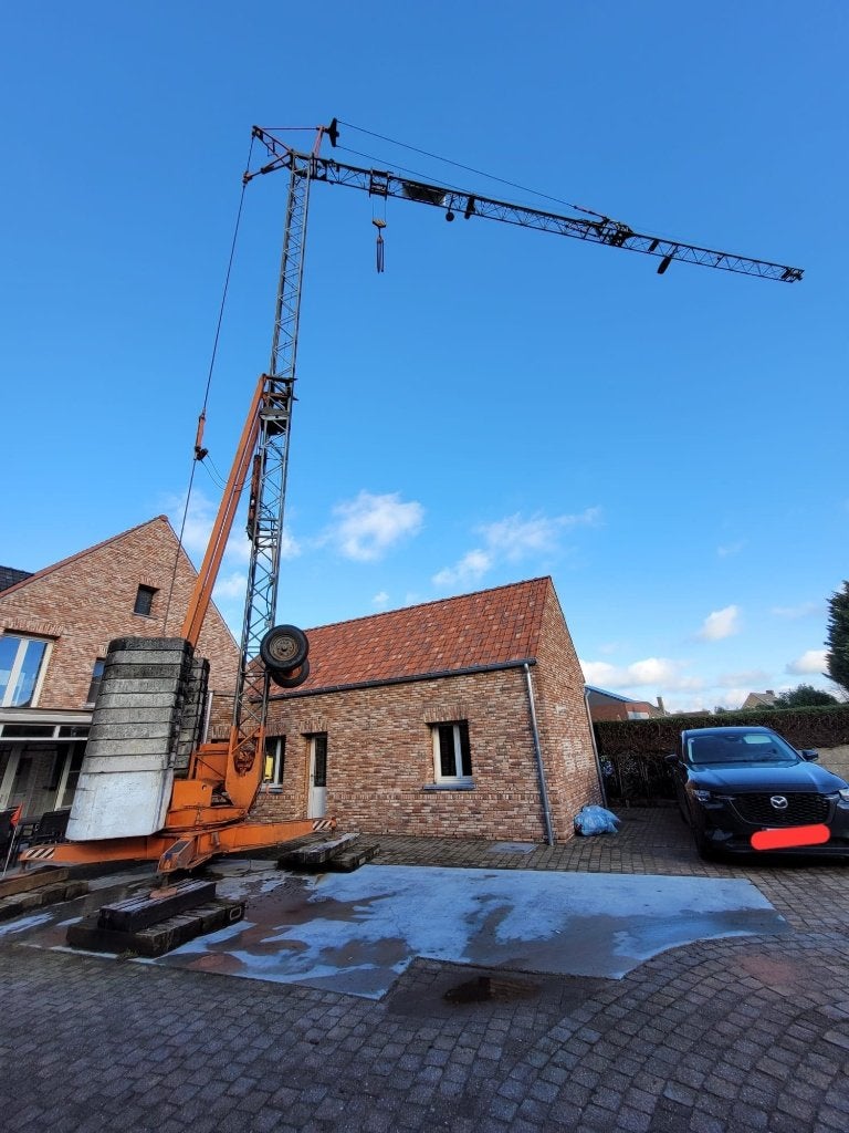 Bouwkraan 20m te huur met keuring, Zakelijke goederen, Ophalen, Hijswerktuig