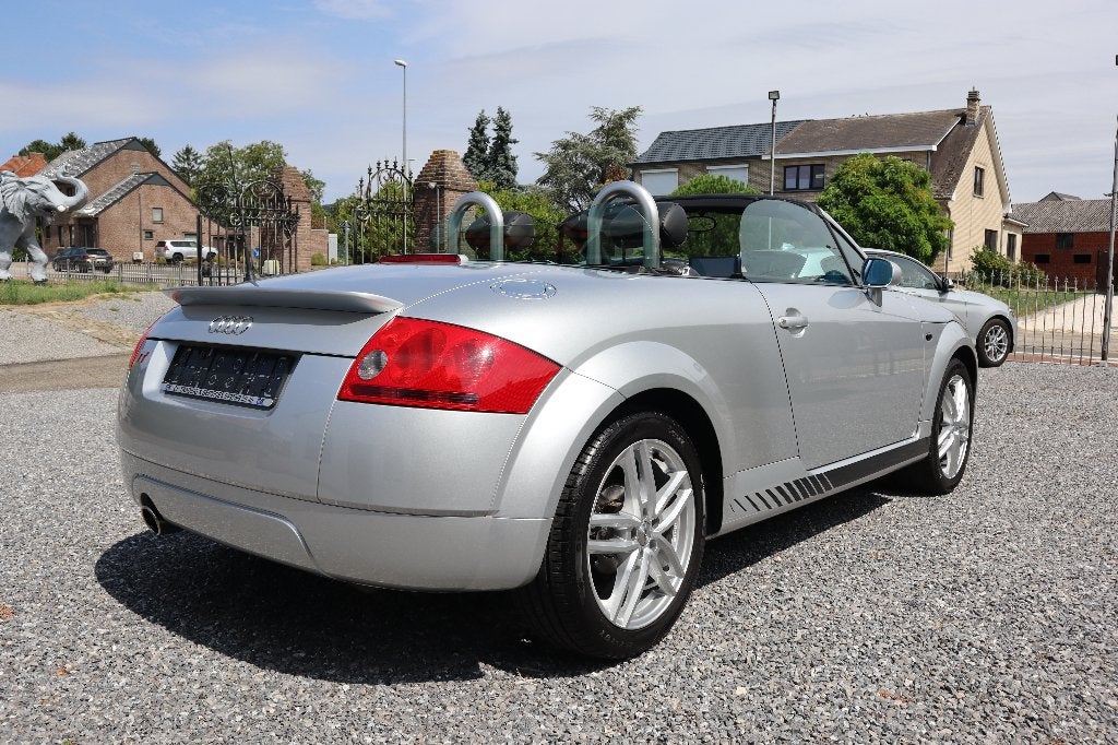 Audi TT Roadster 1.8 Turbo 20v Ambition S line 2004, Autos, Cuir, Argent ou Gris, Entreprise, Boîte manuelle