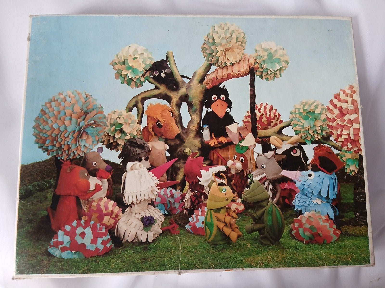 1968 puzzel dierenbos Fabeltjeskrant, Ophalen of Verzenden