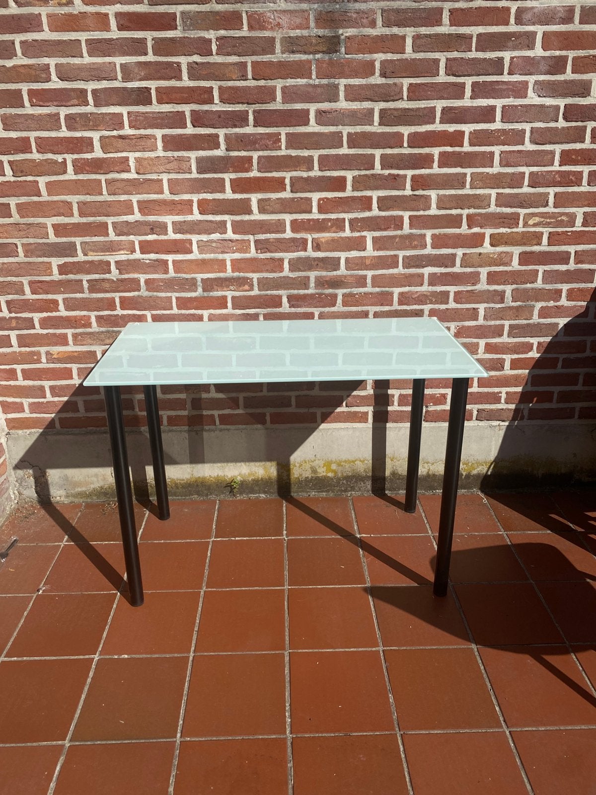 Glazen Tafel ikea, Ophalen