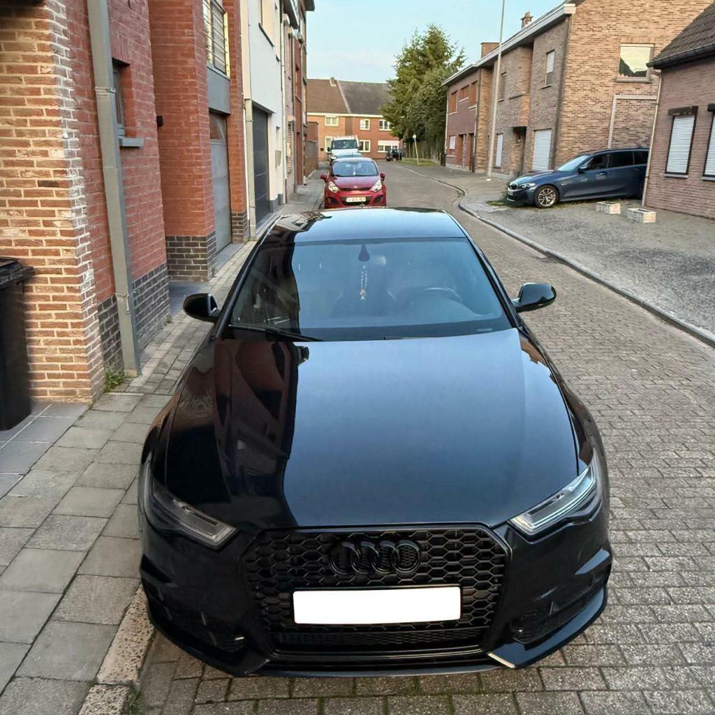 Audi A6 3x S-line int&ext 1.8TFSi Ultra Black EDITION, Auto's, Audi, 4 cilinders, Zwart, 5 deurs, Particulier