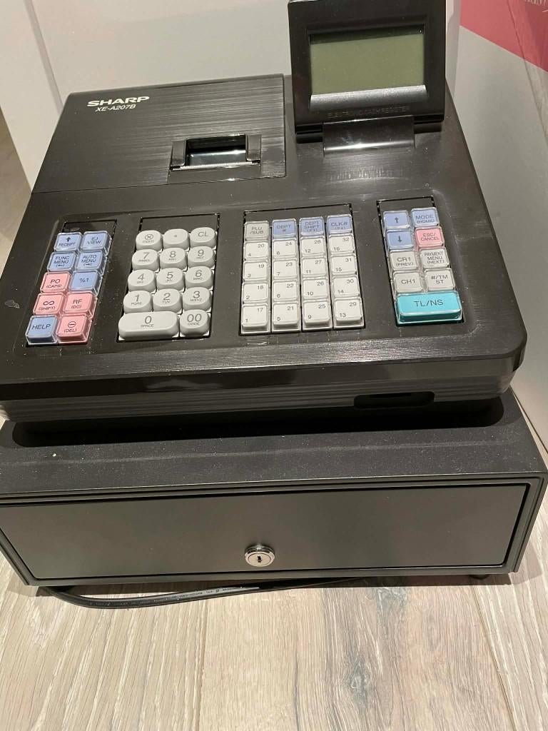 SHARP XE-A207 kassa, Enlèvement