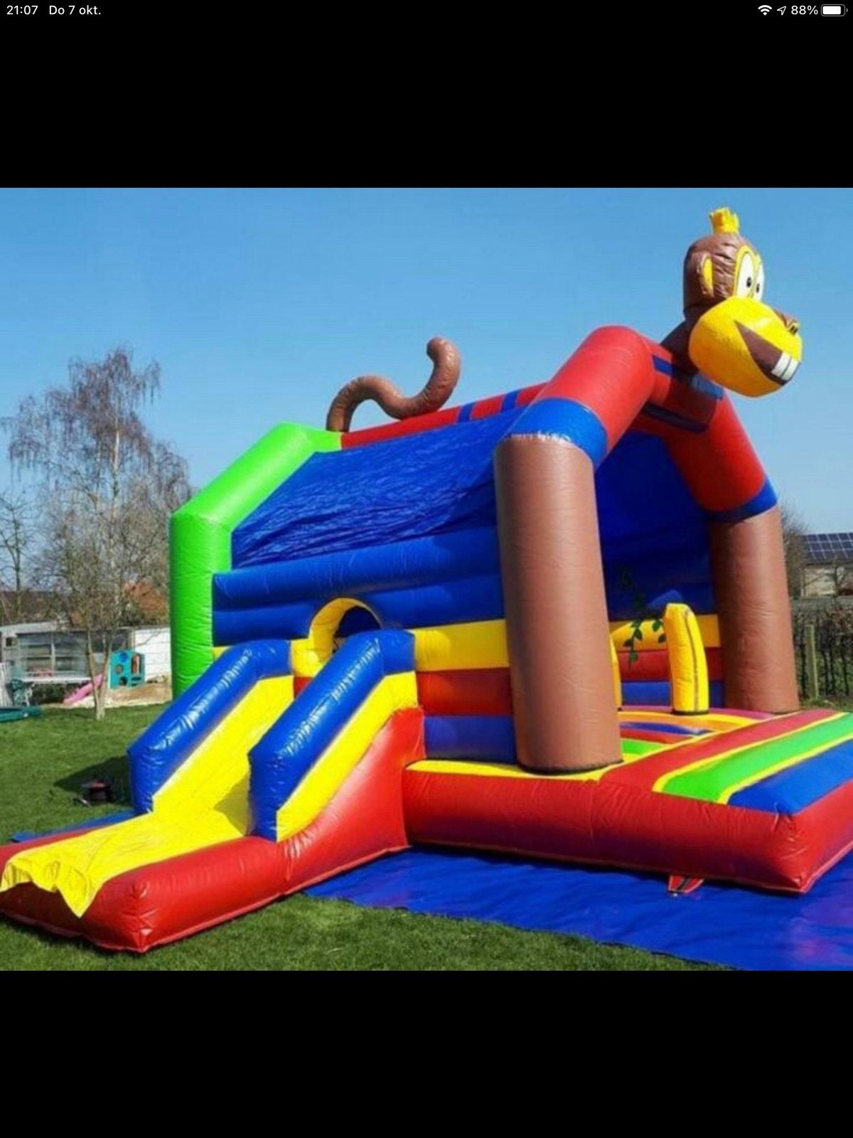 Springkasteel te huur 2 dagen springen voor 100€ ,Regio Genk, Enlèvement, Comme neuf