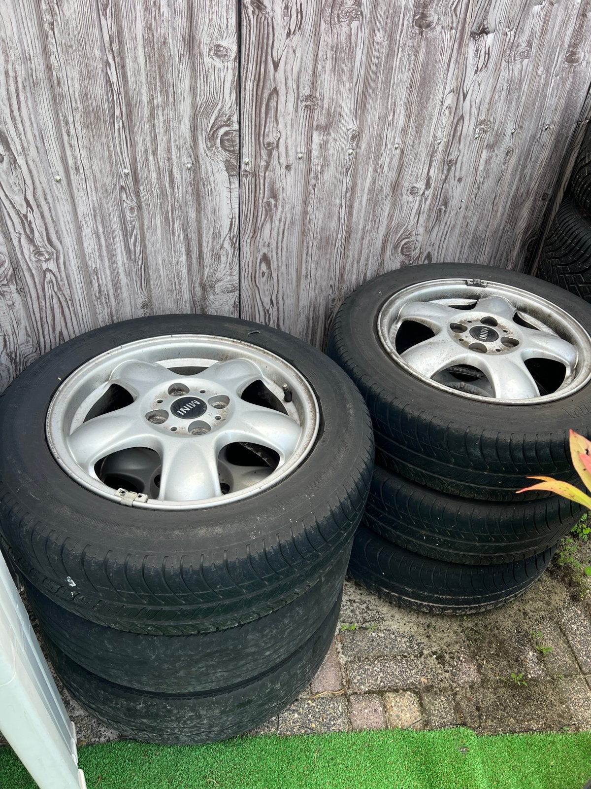 6x originele mini cooper r56 velgen, Auto-onderdelen, Ophalen, 15 inch, Velg(en)