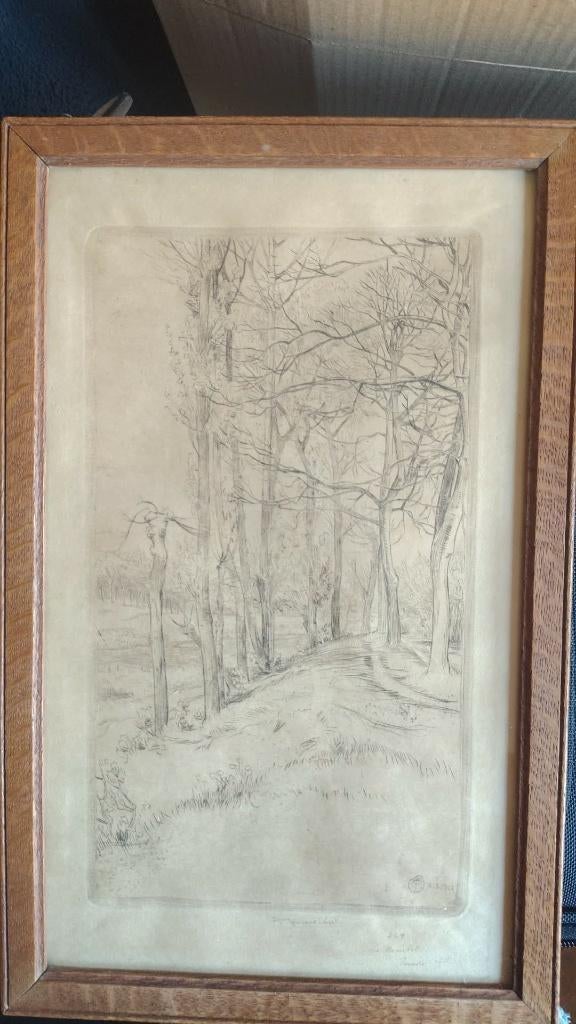 Gravure de François Maréchal, Antiquités & Art, Enlèvement