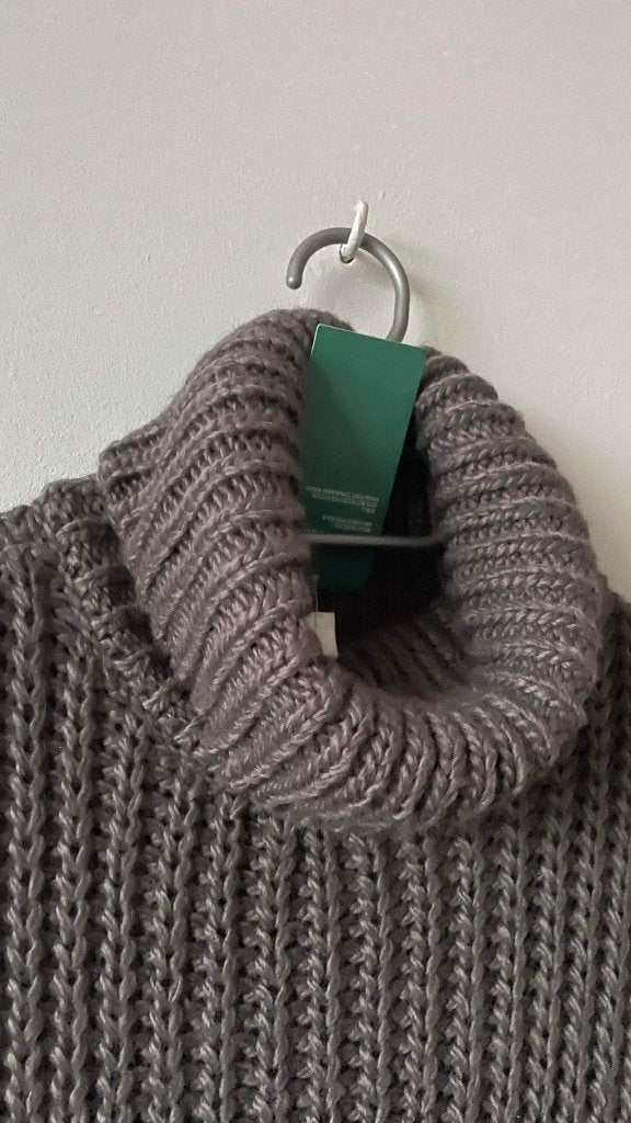 PULL col roulé sans manches H&M gris taupe TU XS, Vêtements | Femmes, H&M, Enlèvement ou Envoi, Neuf, Gris