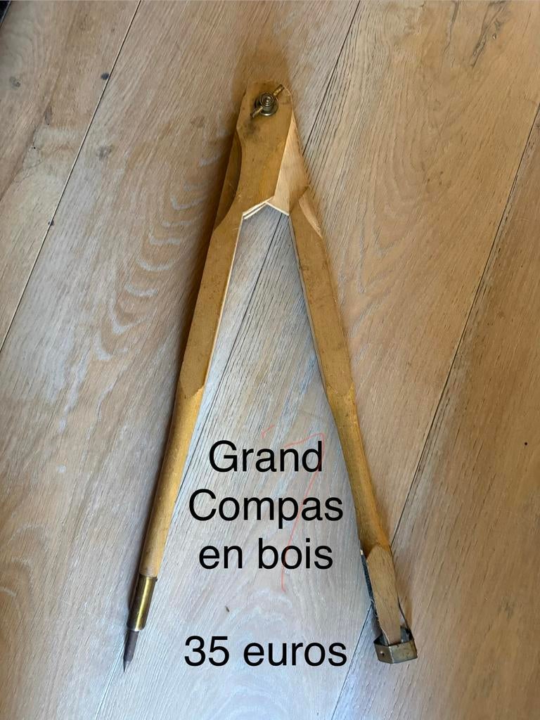 Compas ancuen bois, Enlèvement
