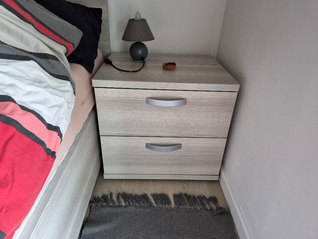 Nachtkastje, Huis en Inrichting, Slaapkamer | Nachtkastjes, Ophalen, Gebruikt, Minder dan 45 cm, Minder dan 55 cm