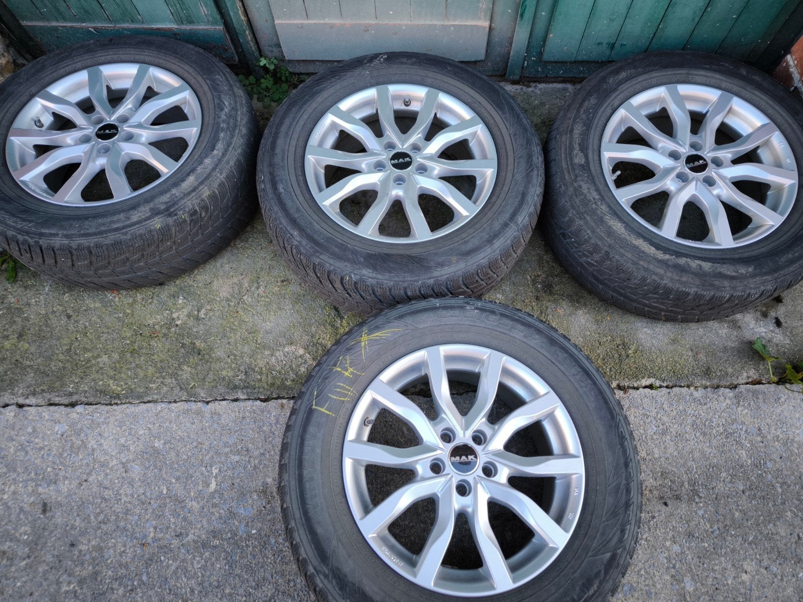 4 jantes alu MAK 17 pouced, Pneus et Jantes, Pneus hiver, Véhicule de tourisme, 17 pouces