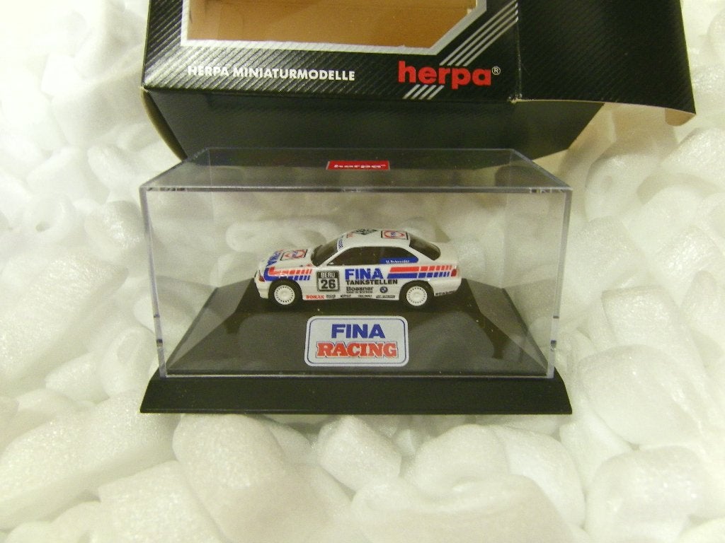 1:87 Herpa BMW 325i E36 #26 DTT 1992 FINA Racing, Ophalen of Verzenden, Zo goed als nieuw, Auto, Herpa