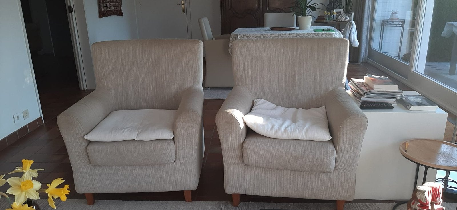 2 comfortabele leeszetels – ideaal om te ontspannen, Antiek en Kunst, Ophalen of Verzenden