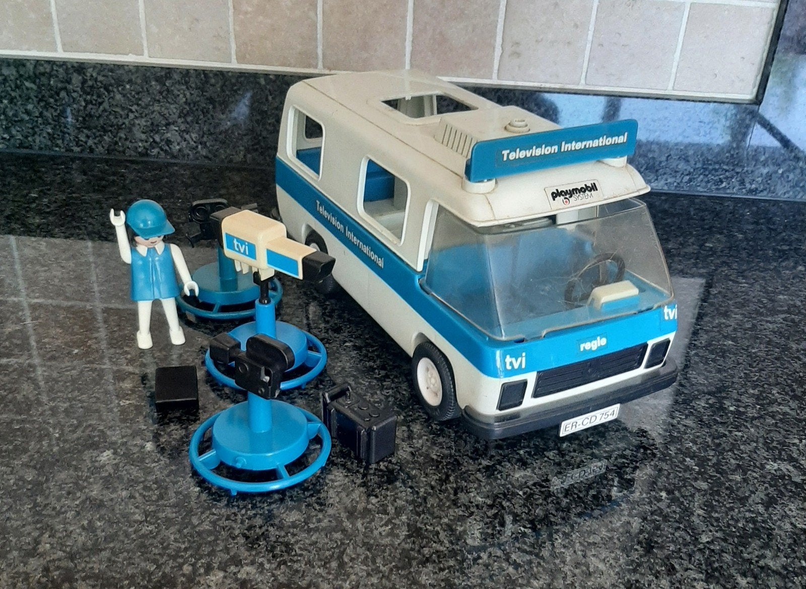 L'équipe du téléfilm Playmobil vintage 3468 (1984), Hobby & Loisirs créatifs, Modélisme | Radiocommandé & Téléguidé | Voitures