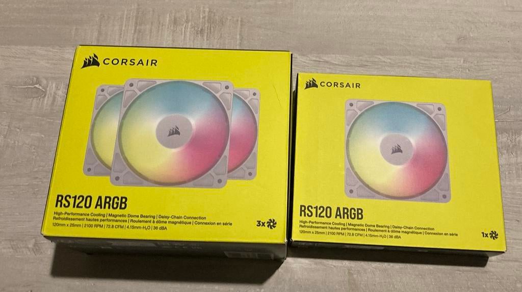 Corsair RS120 ARGB, Computers en Software, Computerkoelers, Nieuw, Ophalen