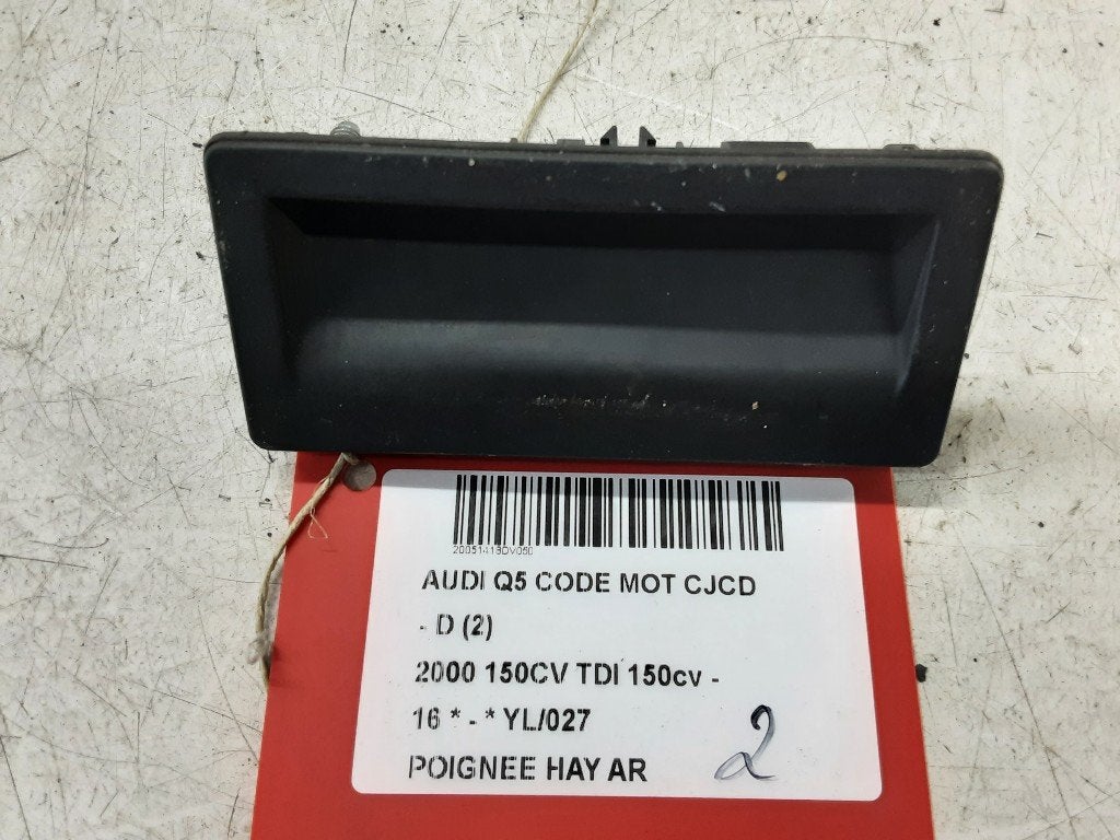 POIGNEE COFFRE / HAYON ARRIERE Audi Q5 (8RB) (5N0827566T), Autos : Pièces & Accessoires, Auto-Union-Straße  1,
85057  Ingolstadt, DE