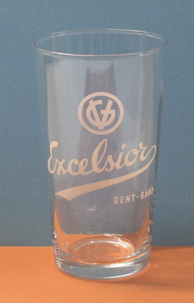 VERRE À BIÈRE EXCELSIOR GENT 486, Enlèvement, Utilisé, Verre ou Verres, Autres marques