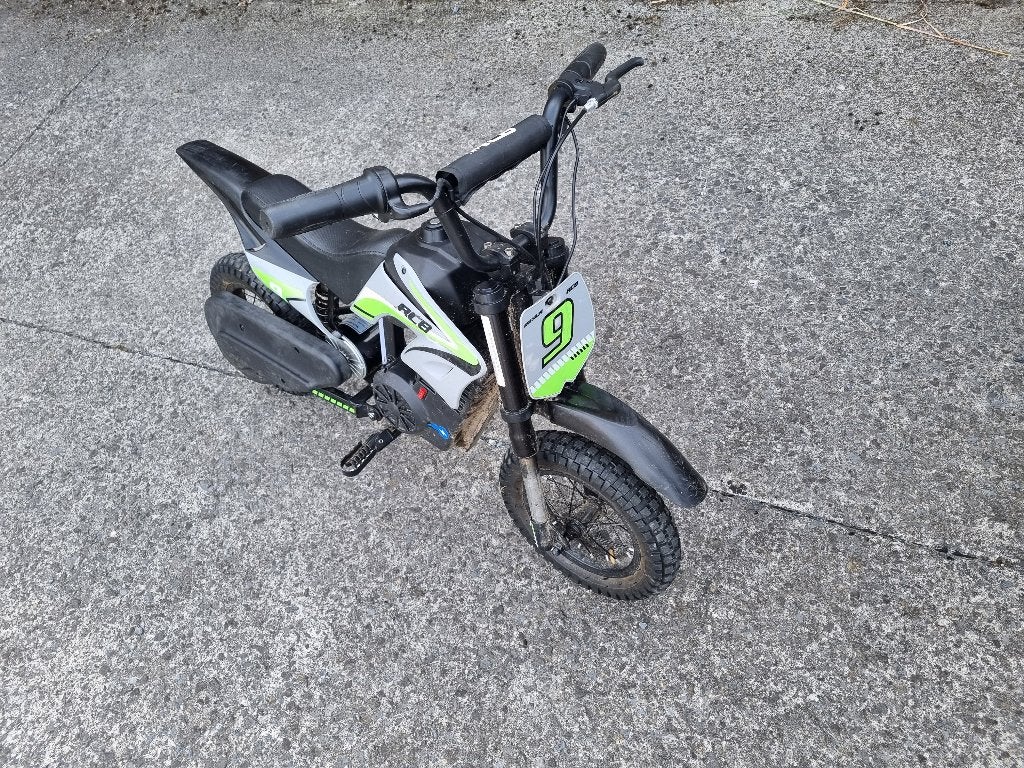Moto electrique enfant rcb r9xpro vert 10-15-25km/h, Utilisé