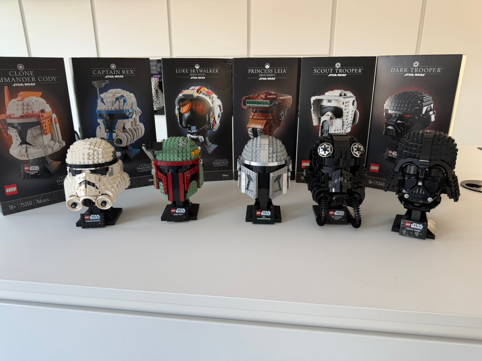 LEGO Star Wars Helmet Collection 11 sets dozen + handleiding, Verzamelen, Poppetjes en Figuurtjes, Ophalen, Zo goed als nieuw