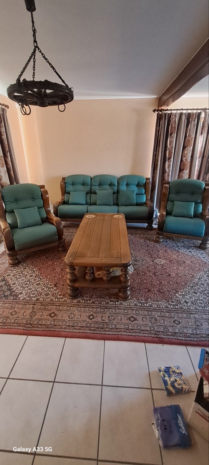 salon avec meubles à donner, Enlèvement