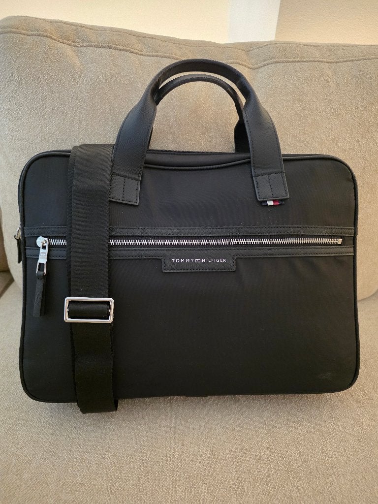 Tommy Hilfiger Urban Repreve - laptoptas, zwart, Ophalen, Gebruikt, Zwart, Overige merken