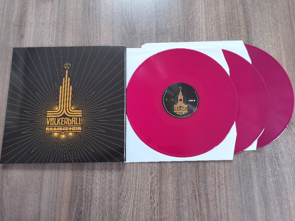 RAMMSTEIN - VOLKERBALL - 3 lp Color vinyl, CD & DVD, Vinyles | Hardrock & Metal, Double LP, Enlèvement ou Envoi, LP